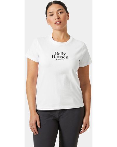 Helly Hansen 's core graphic t-shirt - Blanco