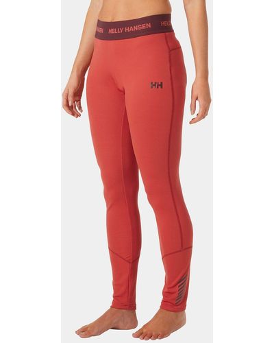 Helly Hansen Lifa Active Base Layer Trousers Red