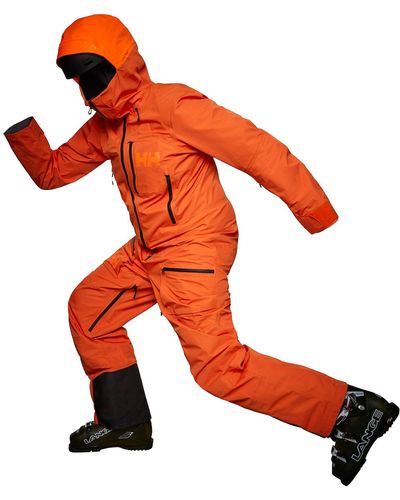 Helly Hansen Ullr Chugach Infinity Powder Ski Suit - Orange