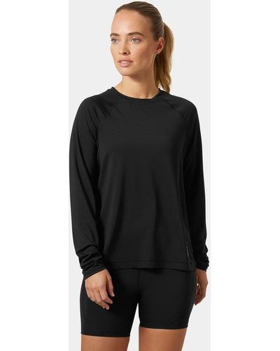 Helly Hansen Tech Trail Long Sleeve T-shirt - Black