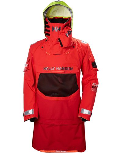 Helly Hansen Giacca tecnica da vela traspirante ægir ocean rosso