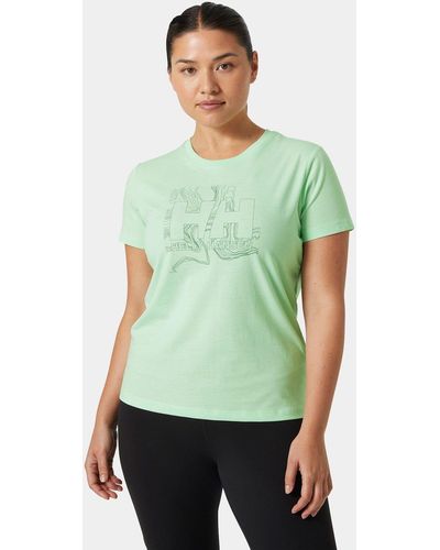 Helly Hansen T-shirt avec logo hh® vert