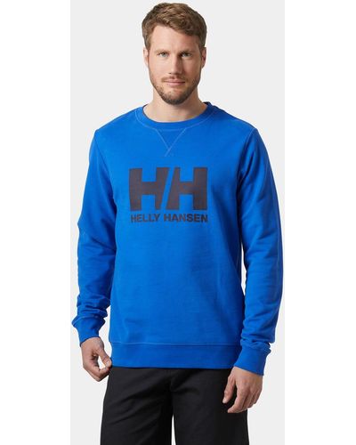 Helly Hansen Hh Logo Crew Neck Jumper Blue