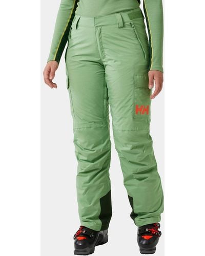 Helly Hansen Switch Cargo Insulated Ski Pants - Green