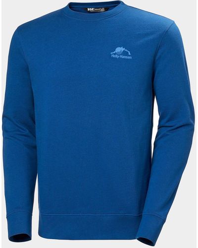 Helly Hansen Pull ras du cou nord graphic bleu