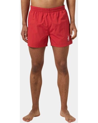 Helly Hansen Cascais Quick-dry Swimming Trunks - Red