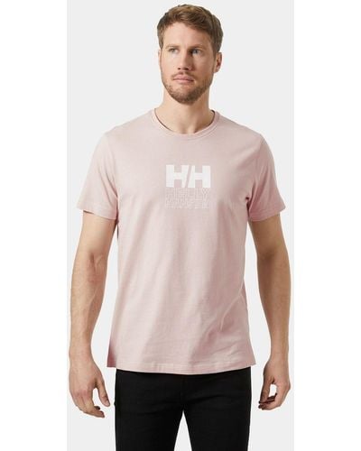 Helly Hansen Core Graphic T-shirt Pink