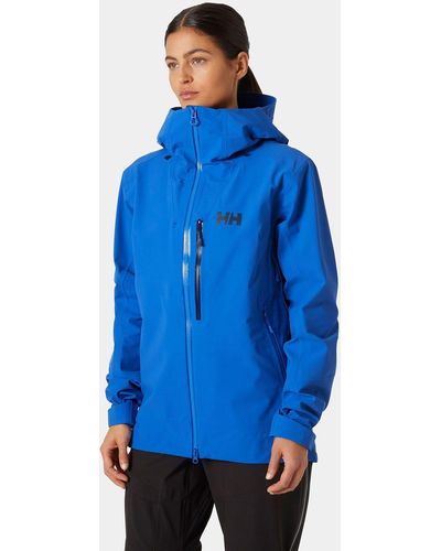 Helly Hansen Verglas Backcountry Ski Shell Jacket - Blue