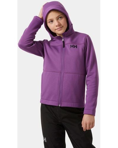 Helly Hansen Juniors' Loen Midlayer Fleece Jacket - Purple