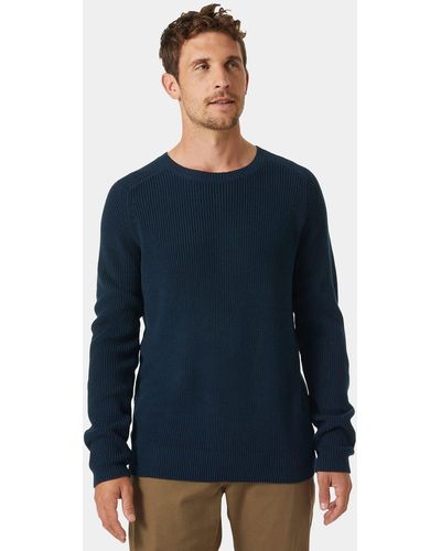 Helly Hansen Dock Rib Sweater Navy - Blue