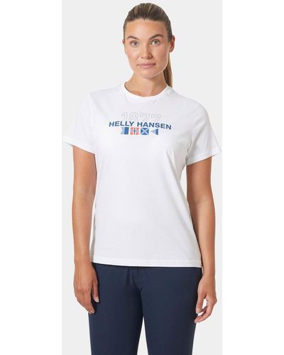 Helly Hansen Logo t-shirt - Weiß