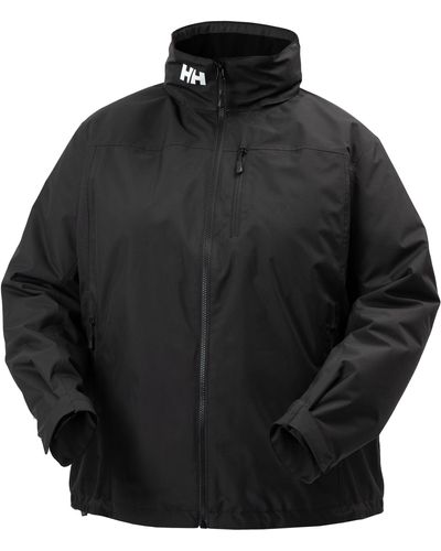 Helly Hansen Hooded Crew Midlayer Plus Jacket 2.0 - Black