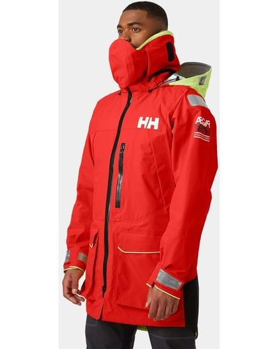 Helly Hansen Aegir Ocean Sailing Jacket Red