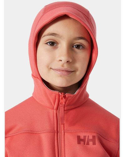 Helly Hansen Juniors' Loen Midlayer Fleece Jacket Pink - Red
