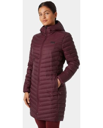 Helly Hansen Doudoune protectrice verglas icefall violet - Rouge