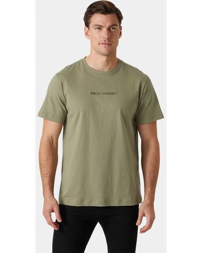 Helly Hansen Core T-shirt Green