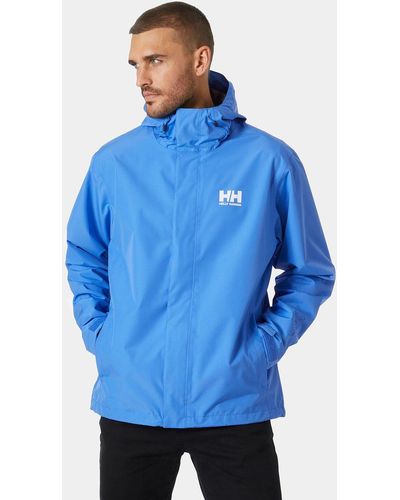Helly Hansen Seven J Outdoor Rain Jacket Blue