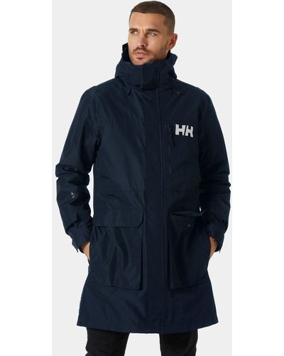 Helly Hansen Rigging wasserfester mantel mit innenjacke - Blau