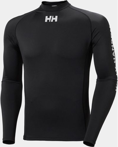 Helly Hansen Waterwear Protective Sailing Rashguard - Black