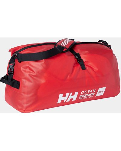 Helly Hansen Offshore Waterproof Duffel Bag, 50l Red Std