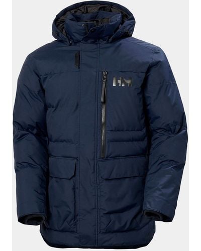 Helly Hansen Tromsoe Hooded Winter Jacket Navy - Blue