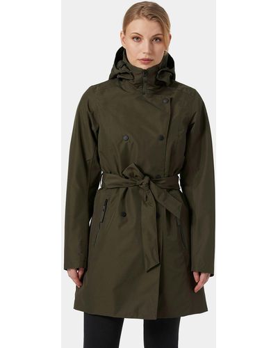 Helly Hansen Welsey Ii Insulated Trench Coat - Green