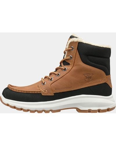 Helly Hansen Garibaldi V3 Waterproof Leather Boots Brown