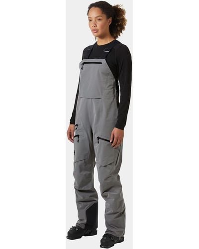 Helly Hansen Elevation Infinity Shell Bib Ski Pants Gray