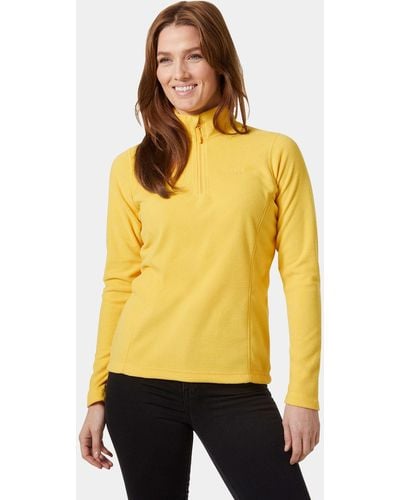 Helly Hansen Daybreaker 1/2 Zip Fleece Pullover Jacket - Yellow