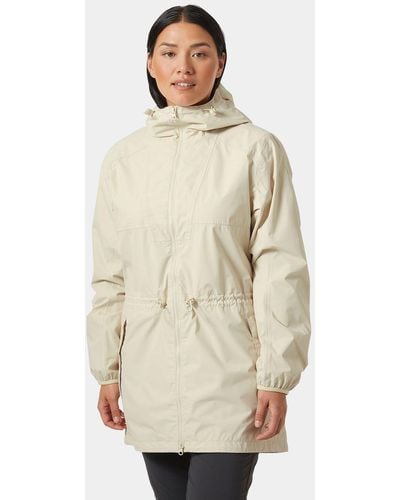 Helly Hansen Essence Mid-length Raincoat White - Natural