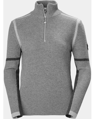 Helly Hansen Edge Knitted Merino Sweater Gray
