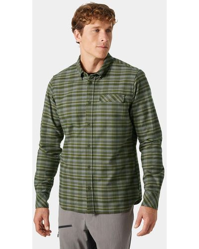 Helly Hansen Classic Check Long Sleaves Flannel Shirt Green