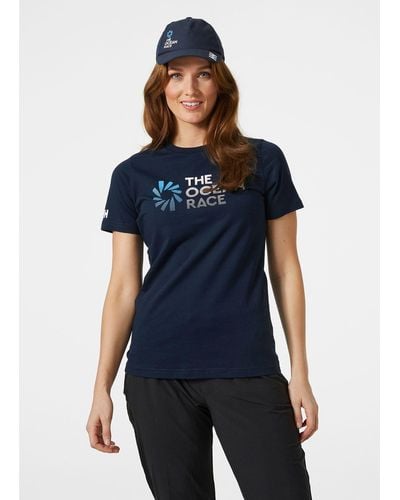 Helly Hansen Ocean Race T-shirt Navy - Blue
