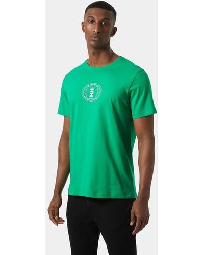 Helly Hansen Core Graphic T-shirt Green