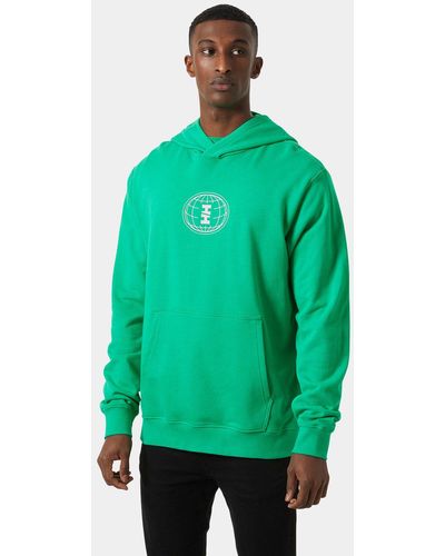 Helly Hansen Core graphic sweat hoodie vert