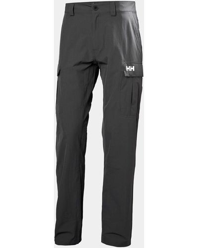 Helly Hansen Hh Quick-dry Softshell Cargo Trousers Grey