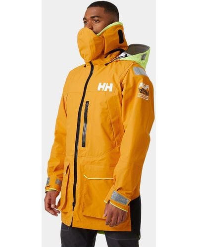 Helly Hansen Aegir Ocean Sailing Jacket Orange - Yellow
