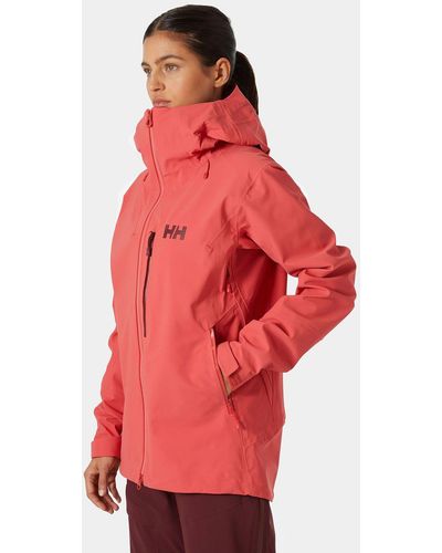 Helly Hansen Chaqueta de membrana para esquí verglas - Rojo