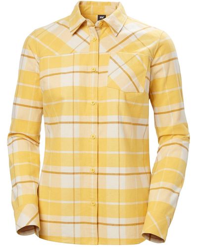 Helly Hansen Classic Check Long-sleeve Shirt - Yellow