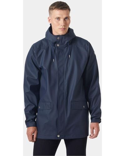 Helly Hansen Manteau imperméable coupe-vent moss bleu marine