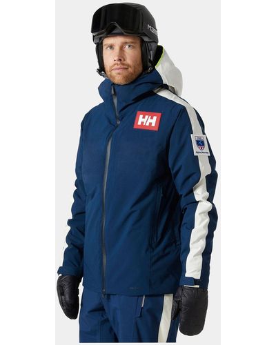 Helly Hansen World Cup Infinity Insulated Ski Jacket Blue