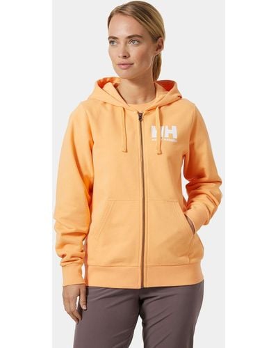 Helly Hansen 's hh® logo full zip hoodie 2.0 - Naranja