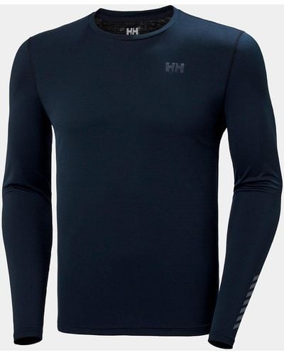 Helly Hansen Hh Lifa Active Solen Long Sleaves Base Layer Navy - Blue