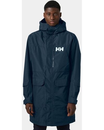 Helly Hansen rigging Insulated Raincoat Navy - Blue