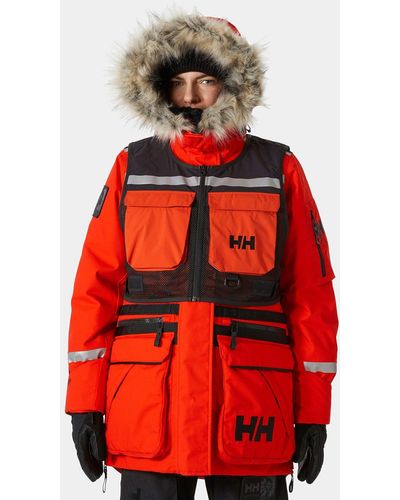 Helly Hansen Parka modulaire 2.0 arctic patrol orange - Rouge