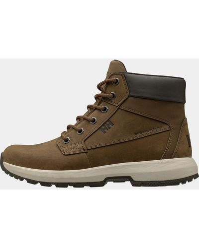 Helly Hansen Bowstring Classis Boots In Nubuck Leather Brown