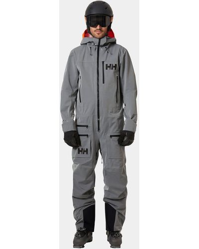 Helly Hansen Ullr Chugach Infinity Powder Ski Suit Gray