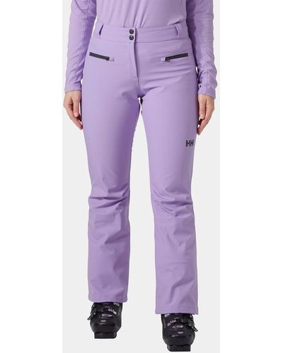 Helly Hansen Pantalon de ski softshell ajusté bellissimo 2 violet