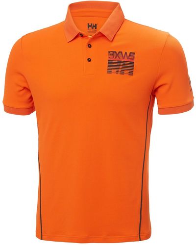 Helly Hansen Hp Racing Technical Tactel® Polo Shirt - Orange