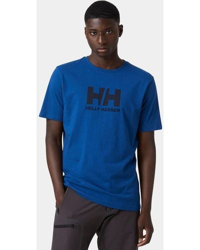 Helly Hansen Hh Logo Tshirt Blue